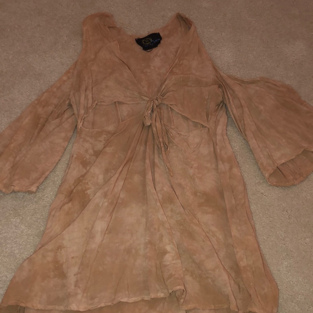 Tan dress